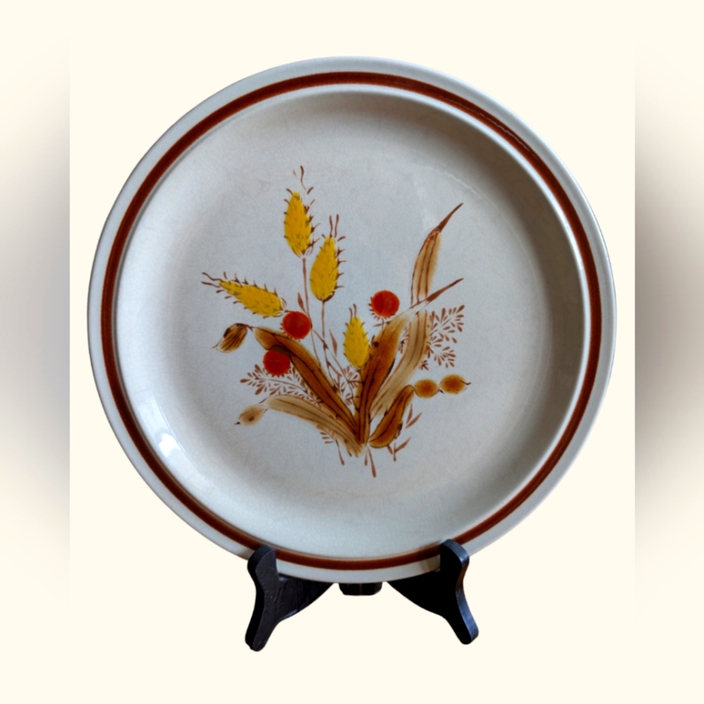 Rare Mioko Designer Stoneware Dinner Plates - Mid Century Modern Japanese (5)